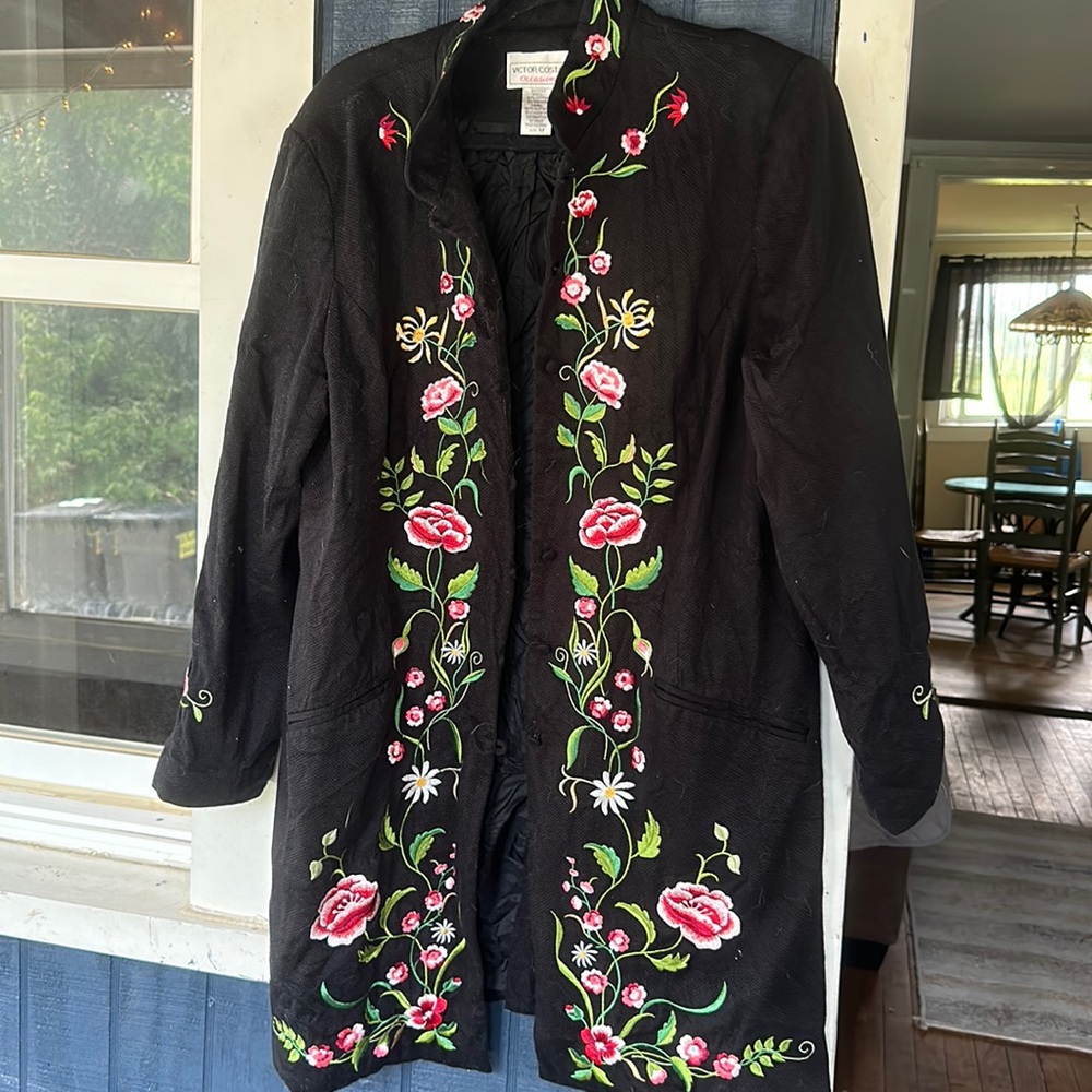 Long vintage Japanese styled jacket